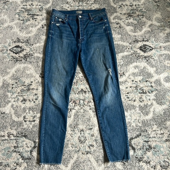 Mother The Stunner Ankle Fray Jeans - Picture 1 of 16
